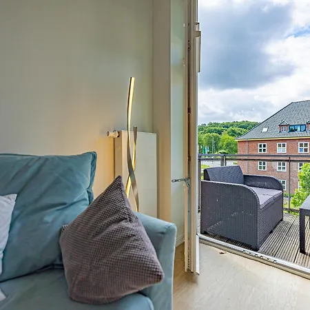 Fewo1846 - Zweite Heimat - Moderne 2-zimmerwohnung Mit Sonnigem Balkon In Der Marina Sonwik Flensburg